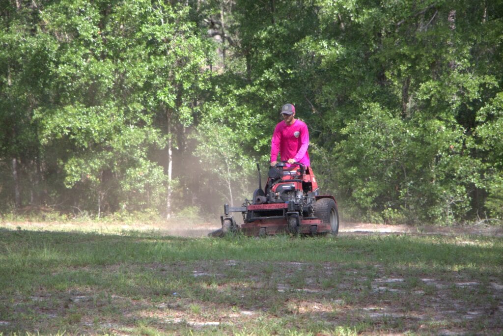 lawn care mowing image